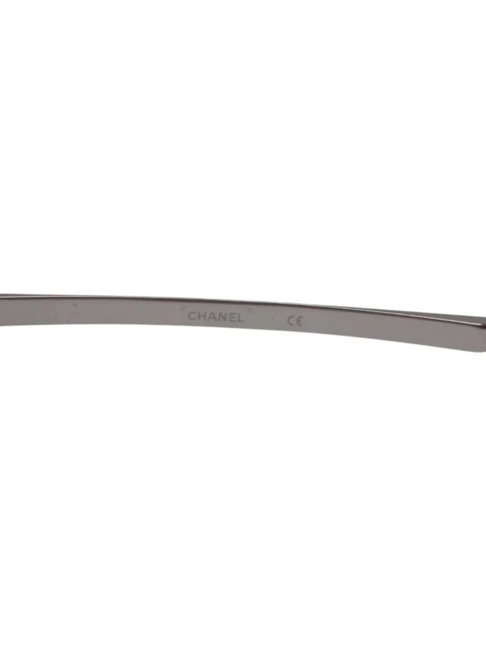 Chanel Rimless Sunglasses Eyewear CC Logo Black